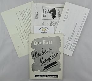 Bild des Verkufers fr Der Fall Herbert Kappler. zum Verkauf von Chiemgauer Internet Antiquariat GbR