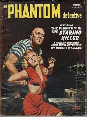 Imagen del vendedor de THE PHANTOM DETECTIVE: Winter 1953 ("The Staring Killer") a la venta por Books from the Crypt