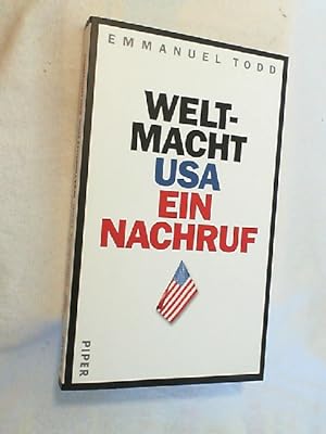 Seller image for Weltmacht USA : ein Nachruf. for sale by Versandantiquariat Christian Back