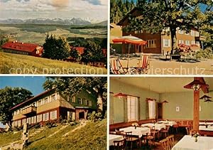 Postkarte Carte Postale 73635815 Wiggensbach Jugendkurheim auf dem Blender Landschaftspanorama Al...