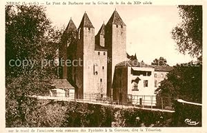 Postkarte Carte Postale 13633184 Nerac Pont de Barbaste sur la Gélise de la fin du XIIe siècle Nerac