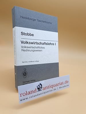 Imagen del vendedor de Volkswirtschaftslehre I: Volkswirtschaftliches Rechnungswesen (Heidelberger Taschenbcher (14)) a la venta por Roland Antiquariat UG haftungsbeschrnkt
