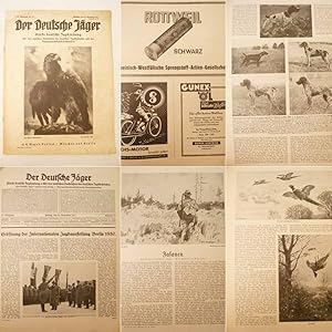 Der Deutsche Jäger. Älteste deutsche Jagdzeitung mit den amtlichen Nachrichten der deutschen Jagd...