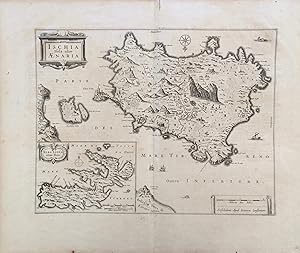 Ischia Isola olim Aenaria (inset map of Elba)