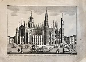 Prospeto di tutta la Fabrica della Chiesa Catedrale a Milano