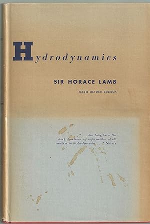 Hydrodynamics. First American Edition.