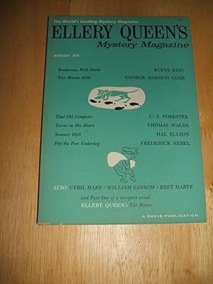 Seller image for Ellery Queen's Mystery Magazine August 1958 for sale by biblioboy