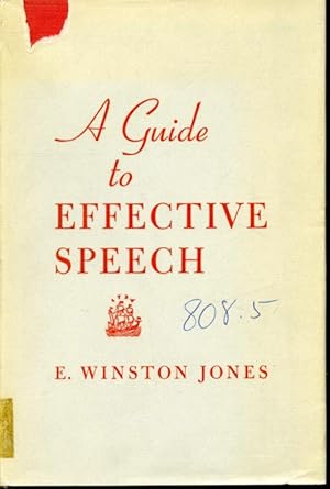Imagen del vendedor de A Guide for Effective Speech a la venta por Librairie Le Nord