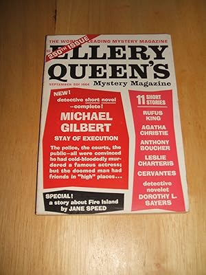 Imagen del vendedor de Ellery Queen's Mystery Magazine September 1964 a la venta por biblioboy