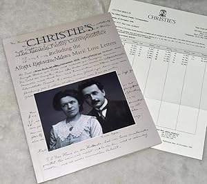 The Einstein Family Correspondence including the Albert Einstein-Mileva Maric Love Letters [Chris...
