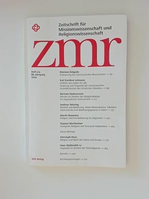 Seller image for zmr - Zeitschrift fr Missionswissenschaft und Religionswissenschaft Heft 3/4, 88. Jahrgang, 2004. for sale by avelibro OHG