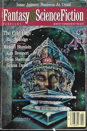 Seller image for The Magazine of FANTASY AND SCIENCE FICTION (F&SF): February, Feb. 1990 for sale by Books from the Crypt