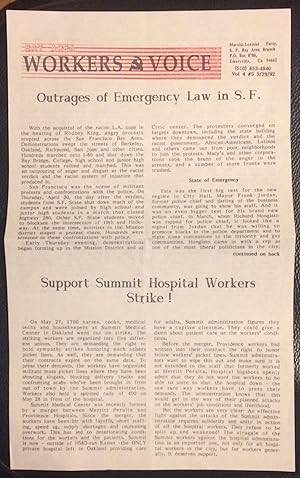 Bay Area Workers Voice. Vol. 4 no. 5 (5/29/1992)