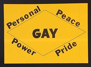 GAY / Personal / Peace / Power / Pride [sticker]