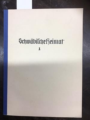 Schwäbische Heimat. 1950 Heft 1.