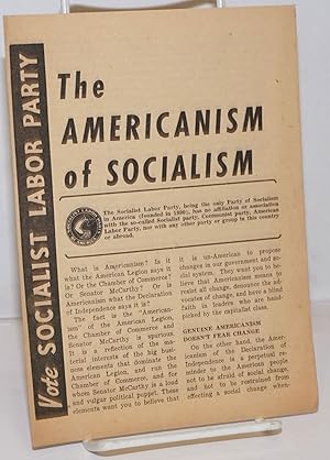The Americanism of socialism