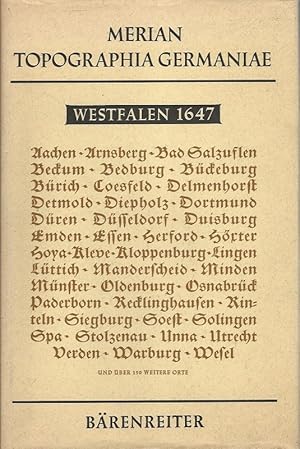 Imagen del vendedor de Merian Topographia Germaniae. Westfalen 1647. a la venta por Lewitz Antiquariat