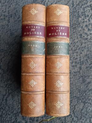 Oeuvres Complètes de Molière, Tome I et II, Nouvelle Edition, le seule complete en 2 volumes in -...