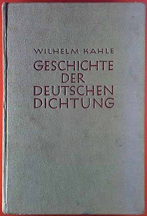 Bild des Verkufers fr Geschichte der deutschen Dichtung. zum Verkauf von biblion2