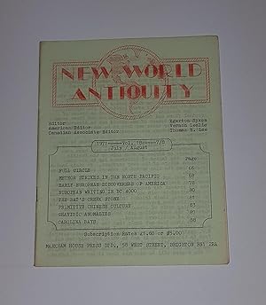 Imagen del vendedor de New World Antiquity - Volume 18 - No. 7/8 - July/August 1971 a la venta por CURIO