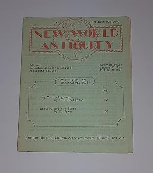 Imagen del vendedor de New World Antiquity - Volume 23 - No. 3/4 - March/April 1976 a la venta por CURIO