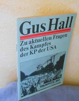 Bild des Verkufers fr Zu aktuellen Fragen des Kampfes der KP der USA zum Verkauf von AnimaLeser*Antiquariat