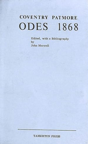 Image du vendeur pour Odes, 1868. Edited, with a bibliography, by John Merrell mis en vente par M Godding Books Ltd