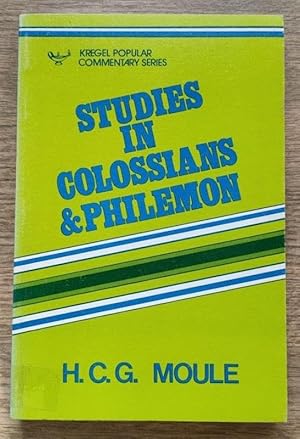 Image du vendeur pour Studies in Colossians and Philemon (Kregel Popular Commentary Series) mis en vente par Peter & Rachel Reynolds