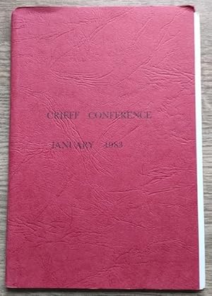 Image du vendeur pour Crieff Conference Addresses: January 1983 mis en vente par Peter & Rachel Reynolds