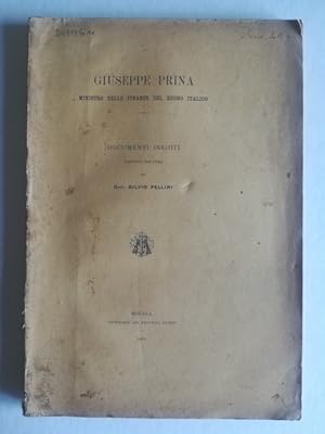 Bild des Verkufers fr Giuseppe Prina Ministro delle Finanze del Regno italico. Documenti inediti zum Verkauf von Coenobium Libreria antiquaria