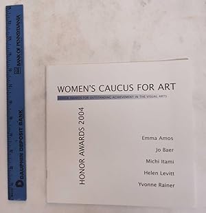 Imagen del vendedor de Women's Caucus for Art; Honor Awards for Outstanding Achievement in the Visual Arts: Emma Amos, Jo Baer, Michi Itami, Helen Levitt, Yvonne Rainer a la venta por Mullen Books, ABAA