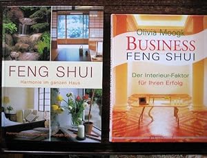 Konvolut: 4 Bücher zum Thema Feng Shui.