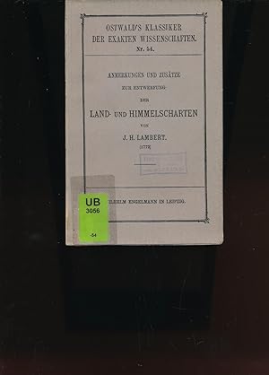 Anmerkungen und Zusätze zur Entwerfung der Land- und Himmelscharten;21 Textfiguren