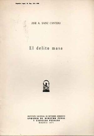 Seller image for El delito masa for sale by SOSTIENE PEREIRA