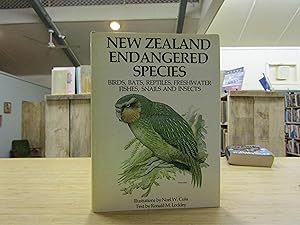 New Zealand endangered species: Birds, bats, reptiles, freshwater fishes, snails, and insects