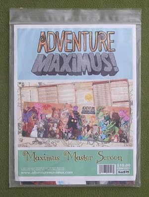 Bild des Verkufers fr Adventure Maximus! Master Screen zum Verkauf von Wayne's Books