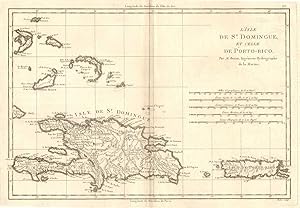 Image du vendeur pour L'Isle de St Domingue, et celle de Porto-Rico mis en vente par Pennymead Books PBFA