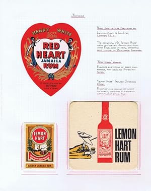 Seller image for Collection of rum bottle labels and ephemera. for sale by Pennymead Books PBFA