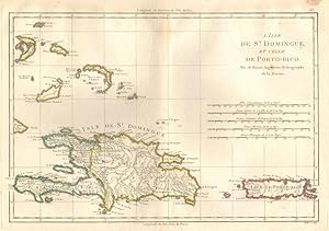 Imagen del vendedor de L'Isle de St Domingue, et celle de Porto-Rico a la venta por Pennymead Books PBFA