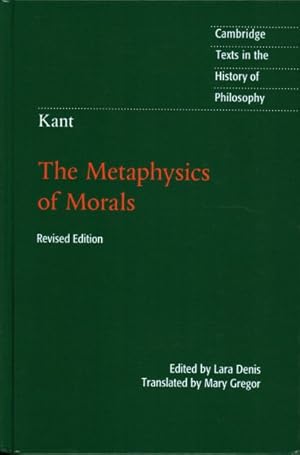 Bild des Verkufers fr Metaphysics of Morals zum Verkauf von GreatBookPrices