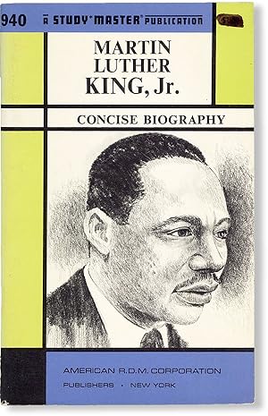 Seller image for Martin Luther King, Jr.: A Concise Biography for sale by Lorne Bair Rare Books, ABAA