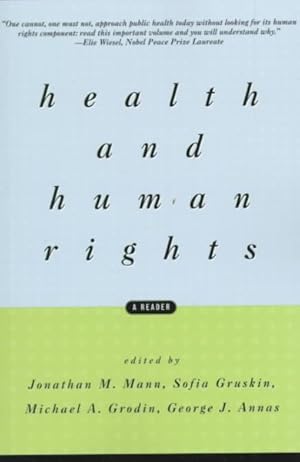 Seller image for Health and Human Rights for sale by GreatBookPrices