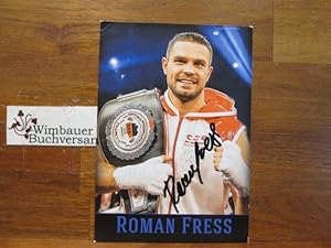 Bild des Verkäufers für Original Autogramm Roman Fress Boxer *1994 /// Autogramm Autograph signiert signed signee zum Verkauf von Wimbauer Buchversand