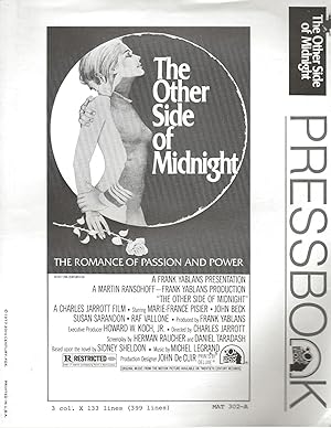 Imagen del vendedor de The Other Side of Midnight Pressbook a la venta por AcornBooksNH