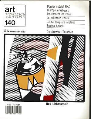 Revue Art Press N°140 - ROY LICHTENSTEIN - Octobre 1989