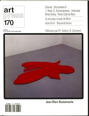 Revue Art Press N°170 - JEAN-MARC BUSTAMANTE - Juin 1992