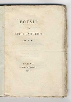 Poesie di Luigi Lamberti.