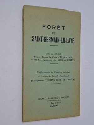 Eaux & Forêts - Carte de la Foret de St Germain -en-laye. Echelle 1:15.000e.