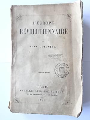 Golovine, Ivan - L'Europe révolutionnaire