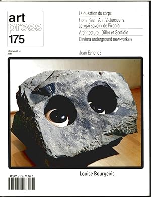 Revue Art Press N°175 - LOUISE BOURGEOIS - Décembre 1992